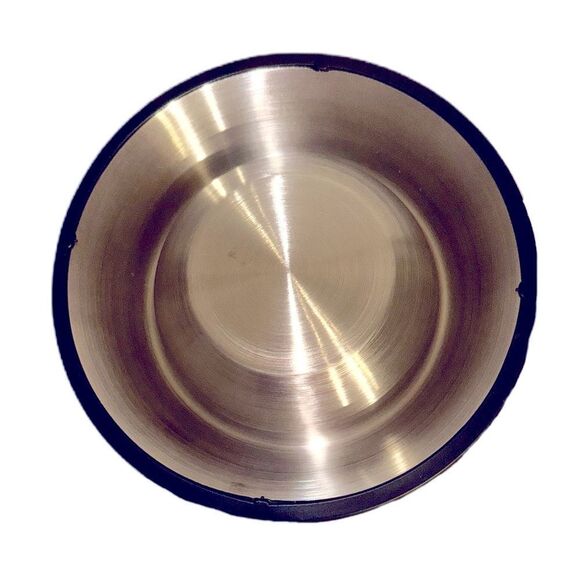 Pink Rhinestone Covered Stainless Steel Dog Cat Small Pet Food and/or Water Bowl - Picture 5 of 10